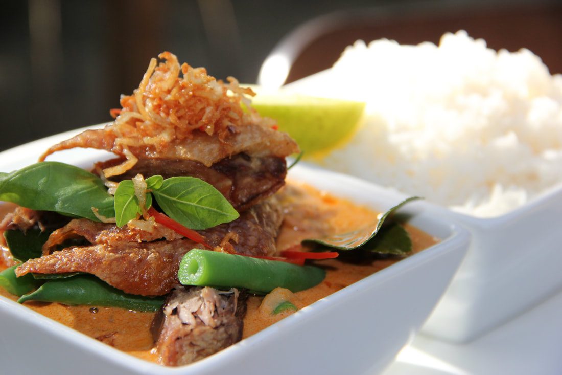 Thai curry with jasmine rice